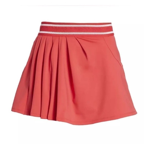 FP Movement Free People Cayenne Red Round Robin Tennis Skirt Women’s Medium NWOT - Picture 1 of 15